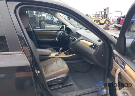 2013 BMW X3 xDrive28I из США, поврежденный, VIN 5UXWX9C50D0A29653